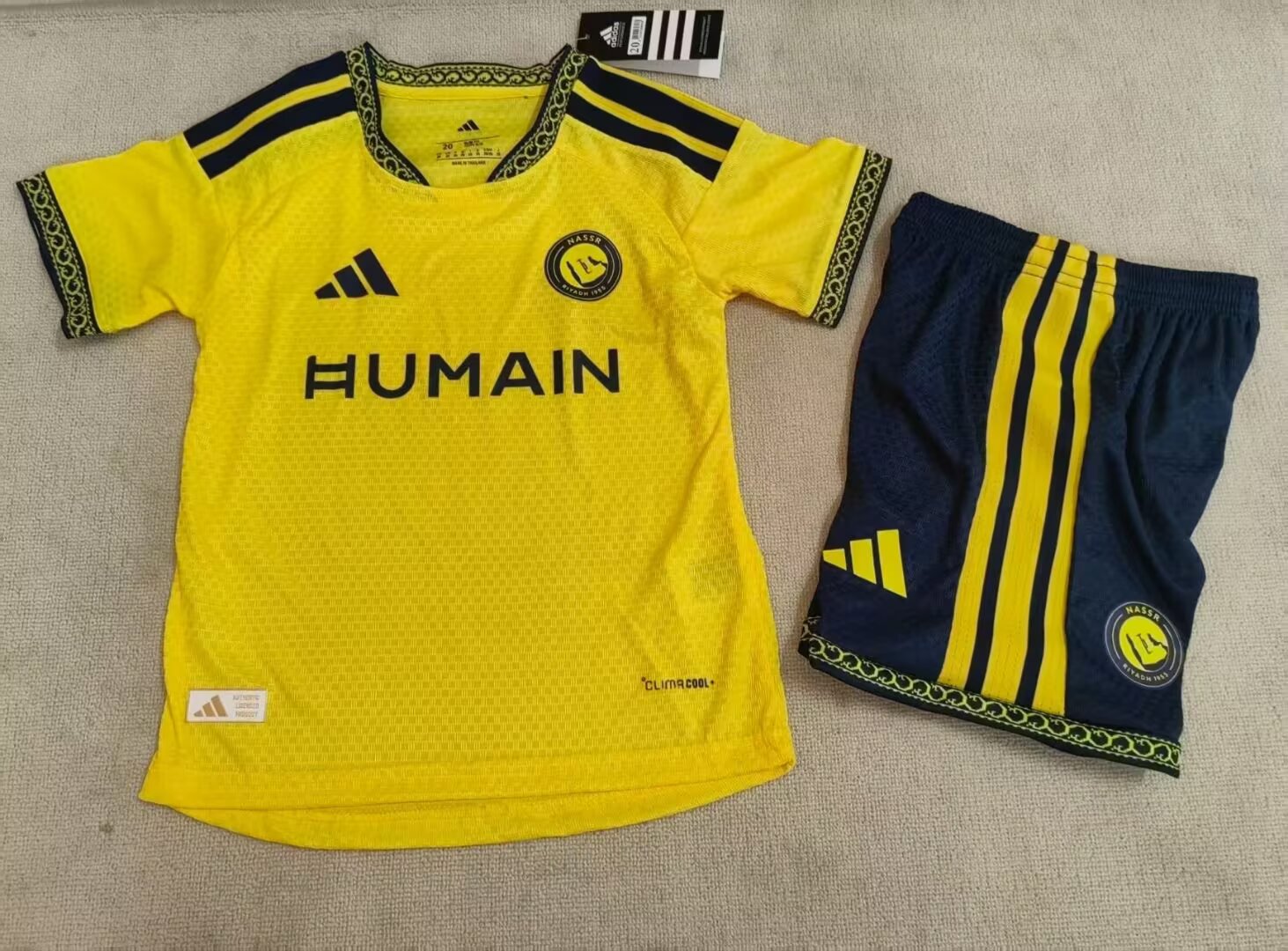 Kids-Al-Nassr 26/27 Home Soccer Jersey(Player)
